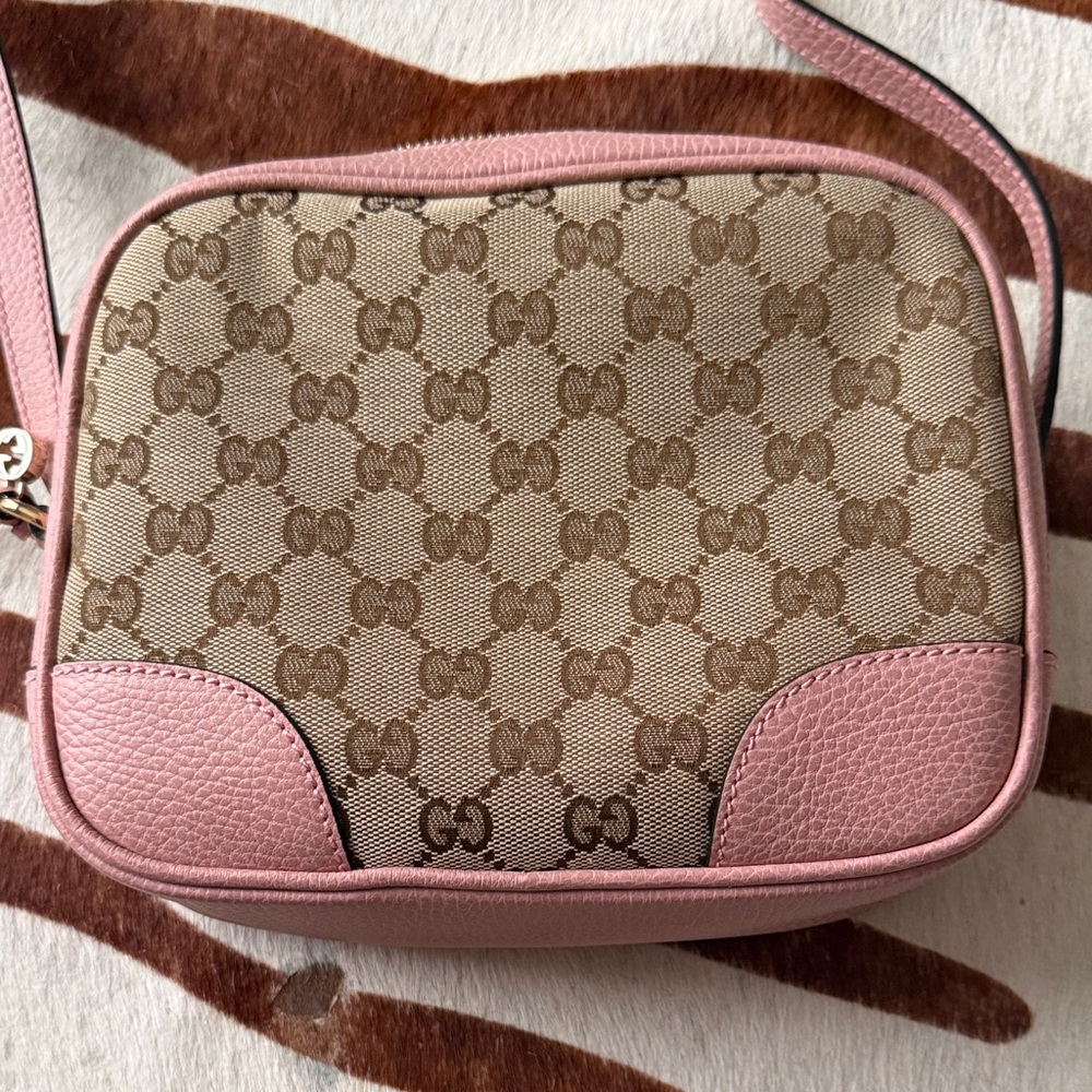 Gucci Beige and Pink Crossbody Bag